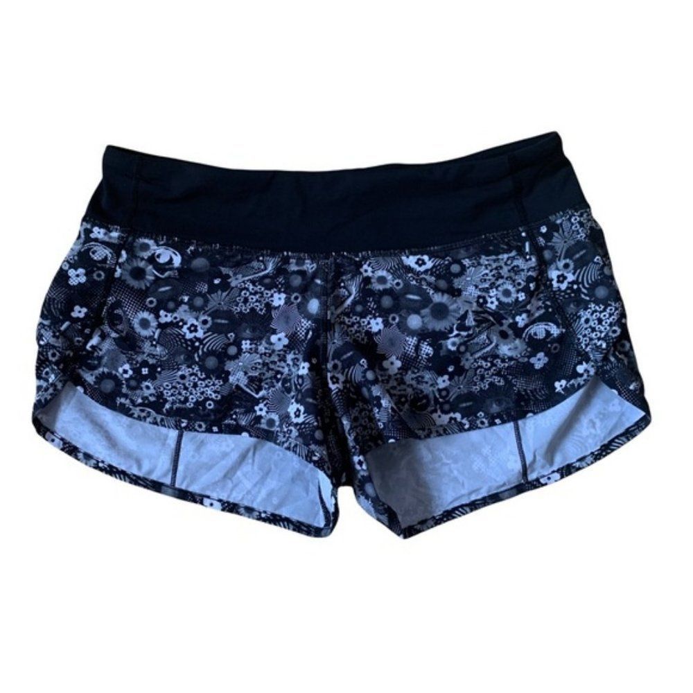 Lululemon Speed Shorts 2017 Seawheeze Size 6
